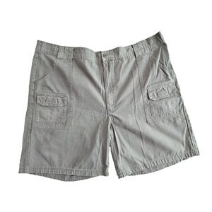 Cabela's 7 Pocket Hiker Shorts Men's 46 Army Green 9"‎ Inseam EUC 904823